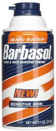 Flywrun Barbasol sensitive shave cream 11 oz pack-6 delivers a smooth glide for delicate skin