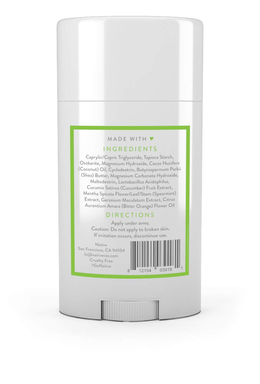Flywrun Native Deodorant Cucumber & Mint two-pack offers value and all-day protection.
