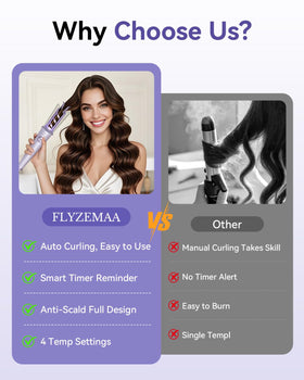 FLYZEMAA dual voltage design makes it travel-ready worldwide.