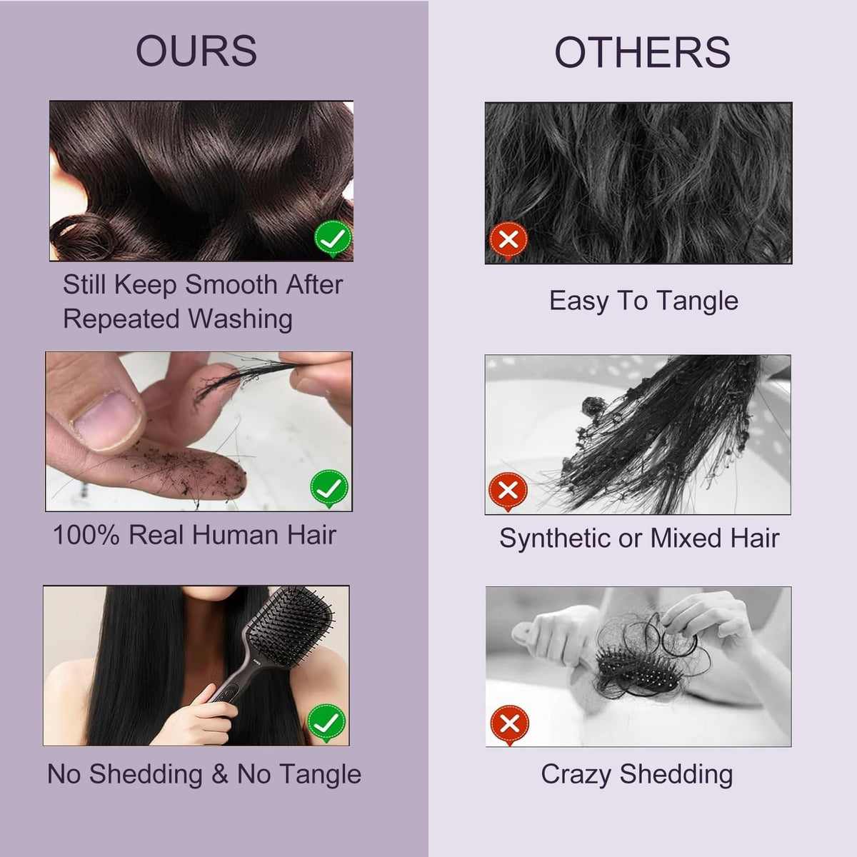 Flyzhuim deep wave bundle 26in close-up demonstrates length and lush volume.