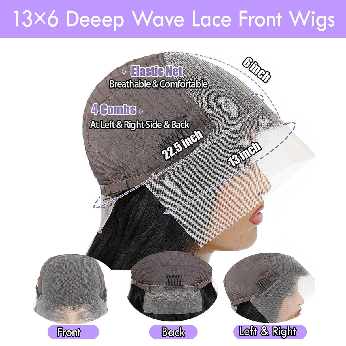 FMGBKCOT 13x6 lace front wig provides versatile parting and full coverage.