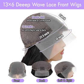 FMGBKCOT 13x6 lace front wig provides versatile parting and full coverage.