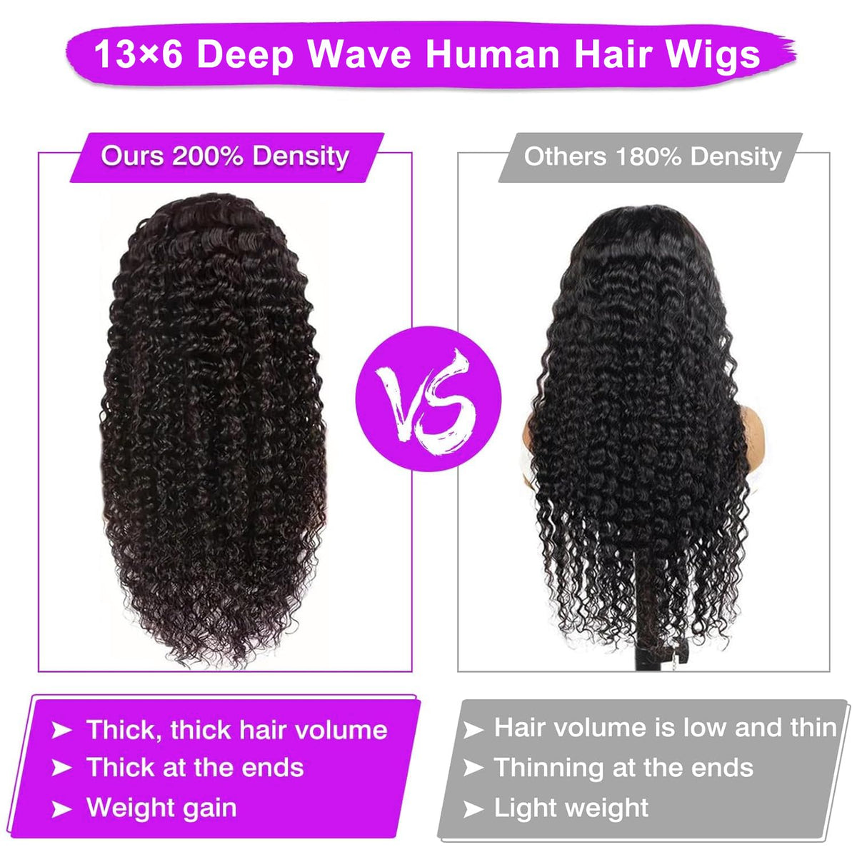 FMGBKCOT deep curly human hair wig ready for daily styling.
