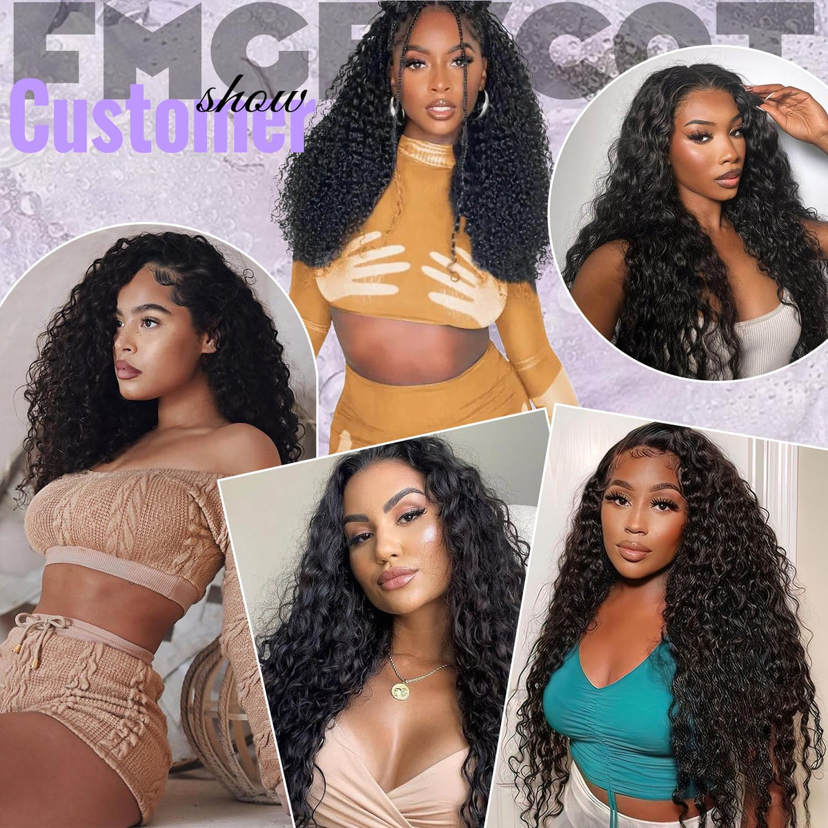 FMGBKCOT wedding or party look with voluminous 200 density wig.