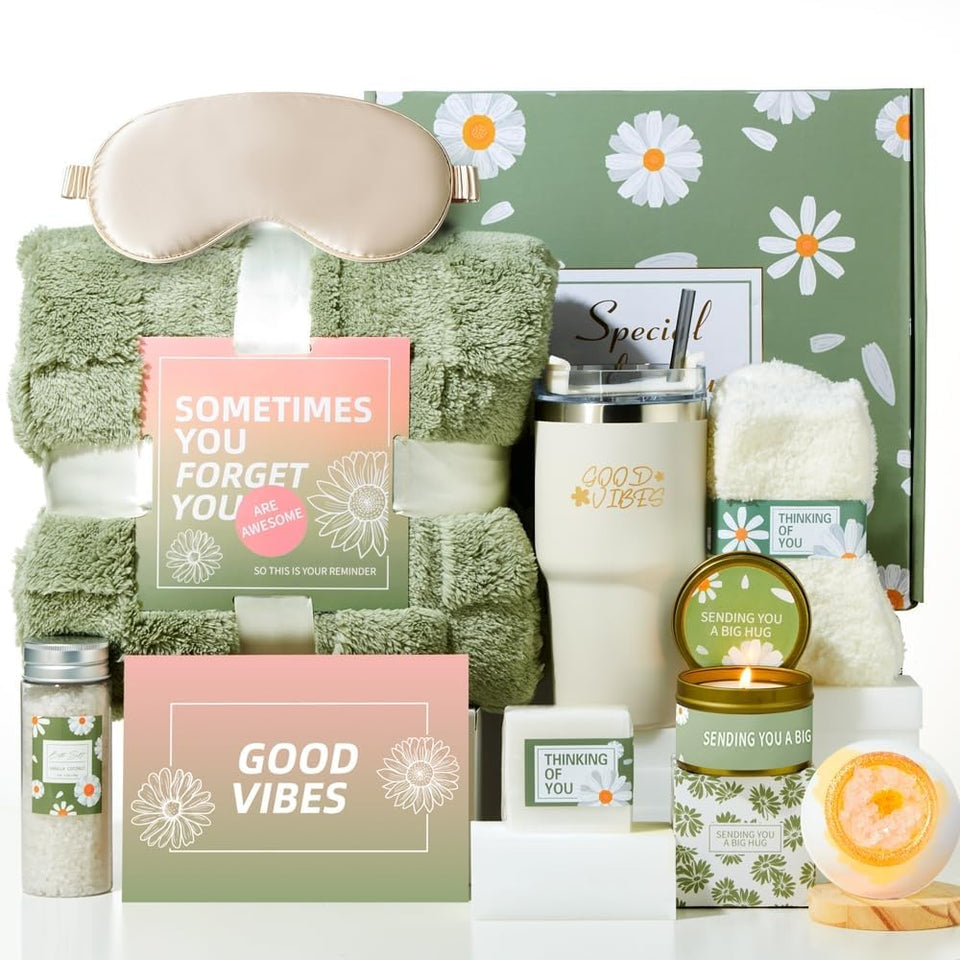 FndAsxa relaxation basket cozy throw provides spa-like warmth at home
