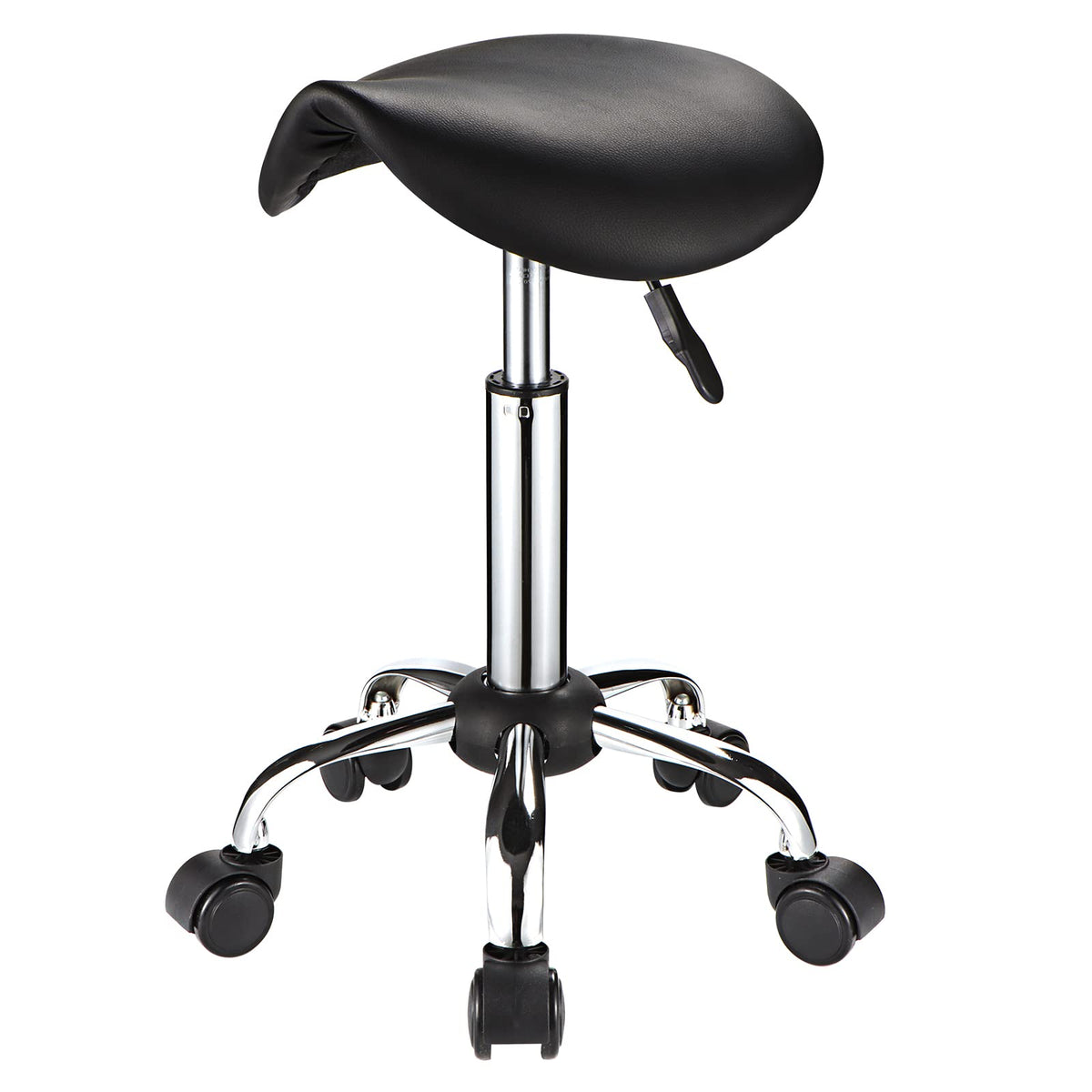 FNZIR Saddle Stool assembly instructions shown for quick setup.