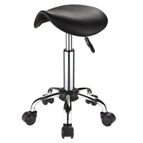 FNZIR Saddle Stool assembly instructions shown for quick setup.
