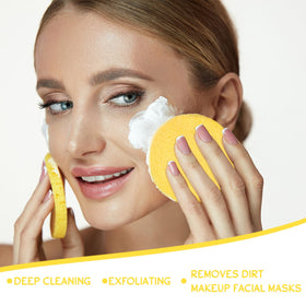 Foaincore multi-use face sponge for cleaning kitchenware and glassware after makeup removal.