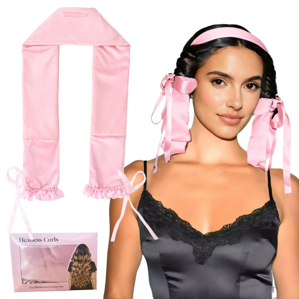 Foaryoer heatless hair curler overnight wrap for soft waves