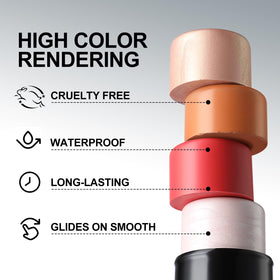 FOCALLURE 3 Pcs image-6 demonstrates seamless color blend on cheeks and eyes