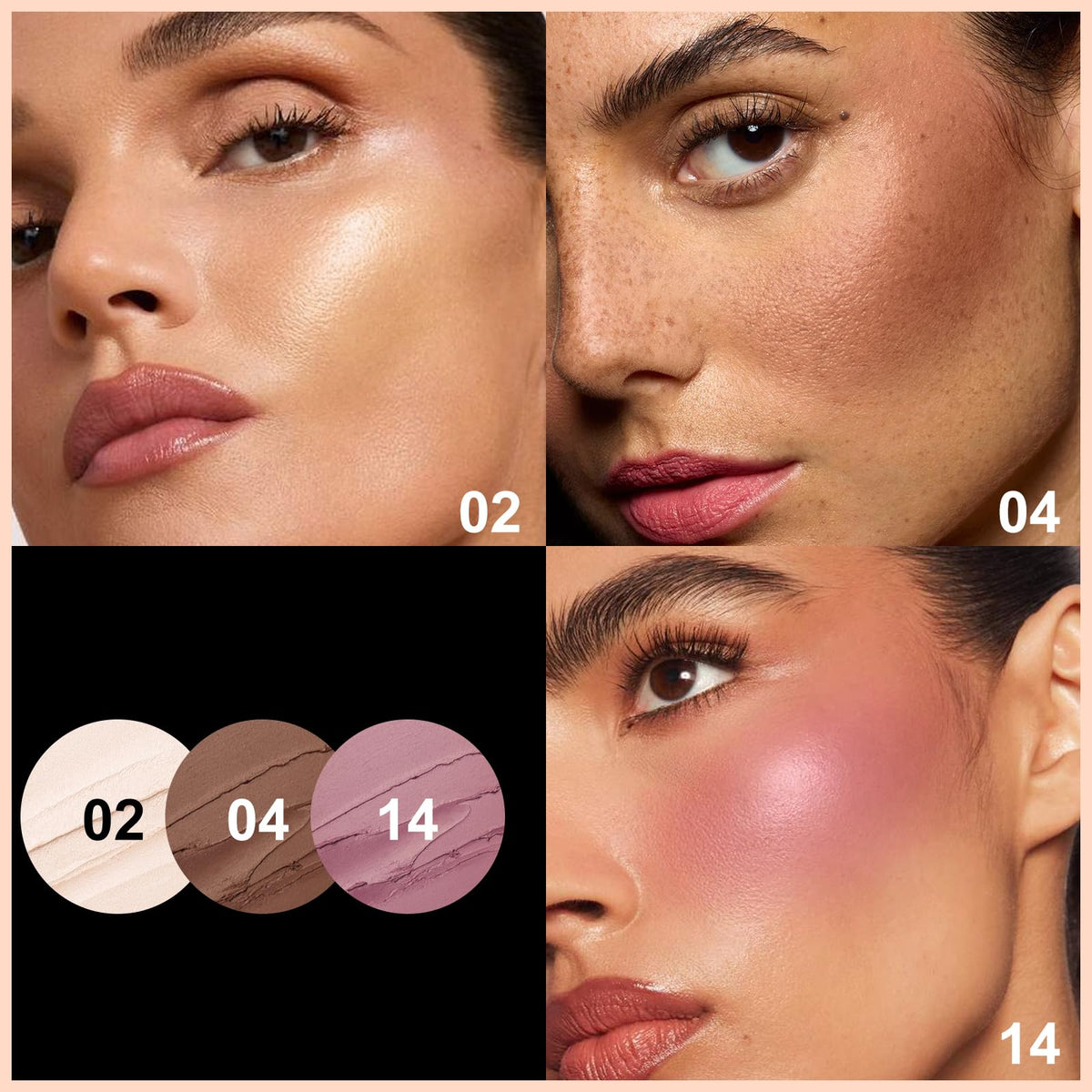 FOCALLURE contour kit packaging open showing easy-to-use sticks