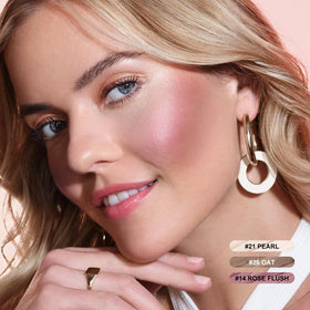 FOCALLURE contour sticks provide blush, bronze, and glow for balanced daily radiance.