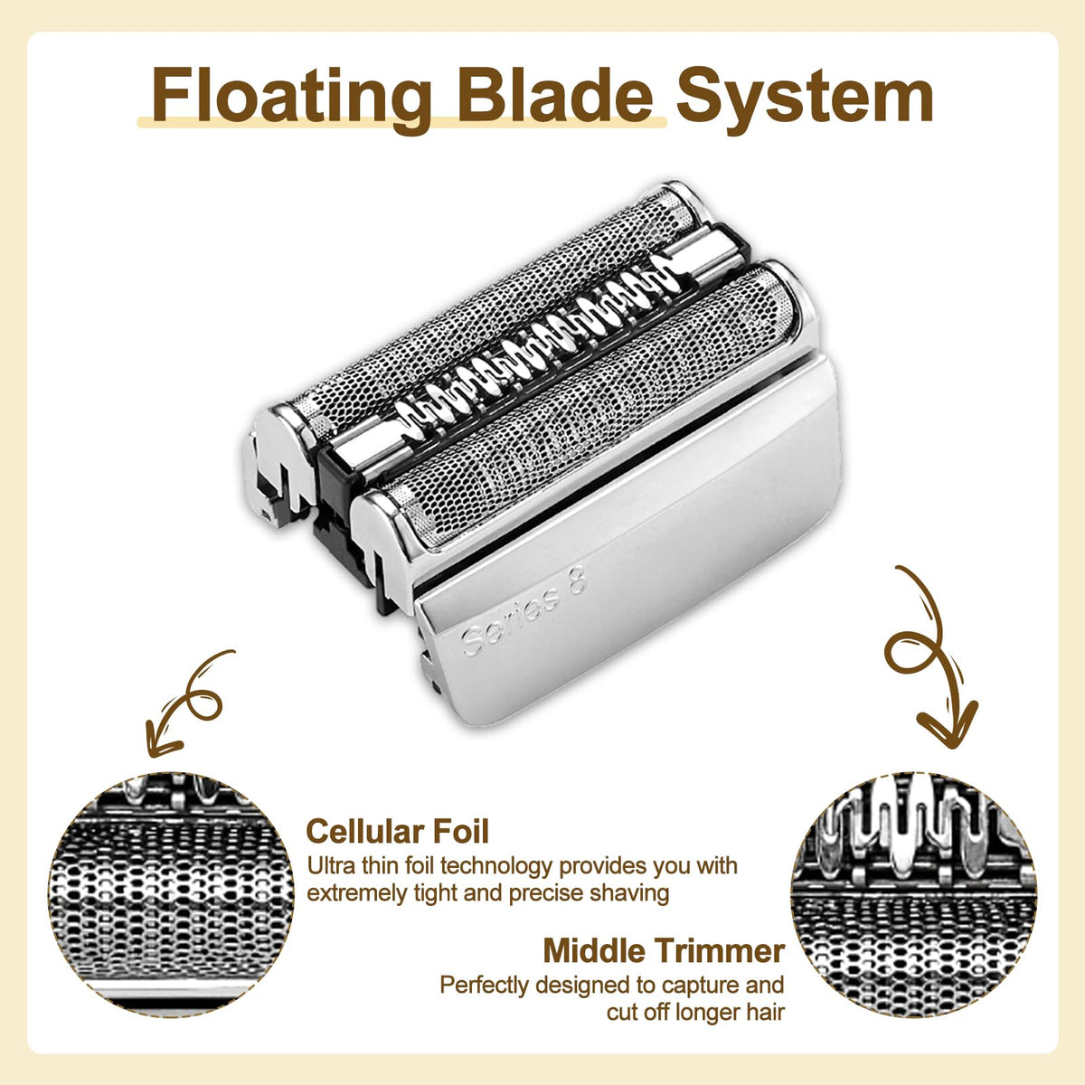 FOCODECKING 83M side view demonstrates flexible head for contouring chin and neck.