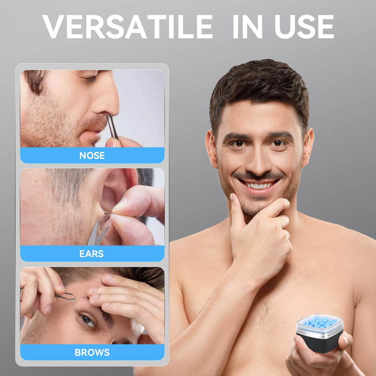FOCTXI Nose Wax Kit includes 10 applicators for hygienic waxing