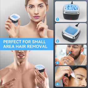 FOCTXI Nose Wax Kit 100g wax beans for smooth hair removal