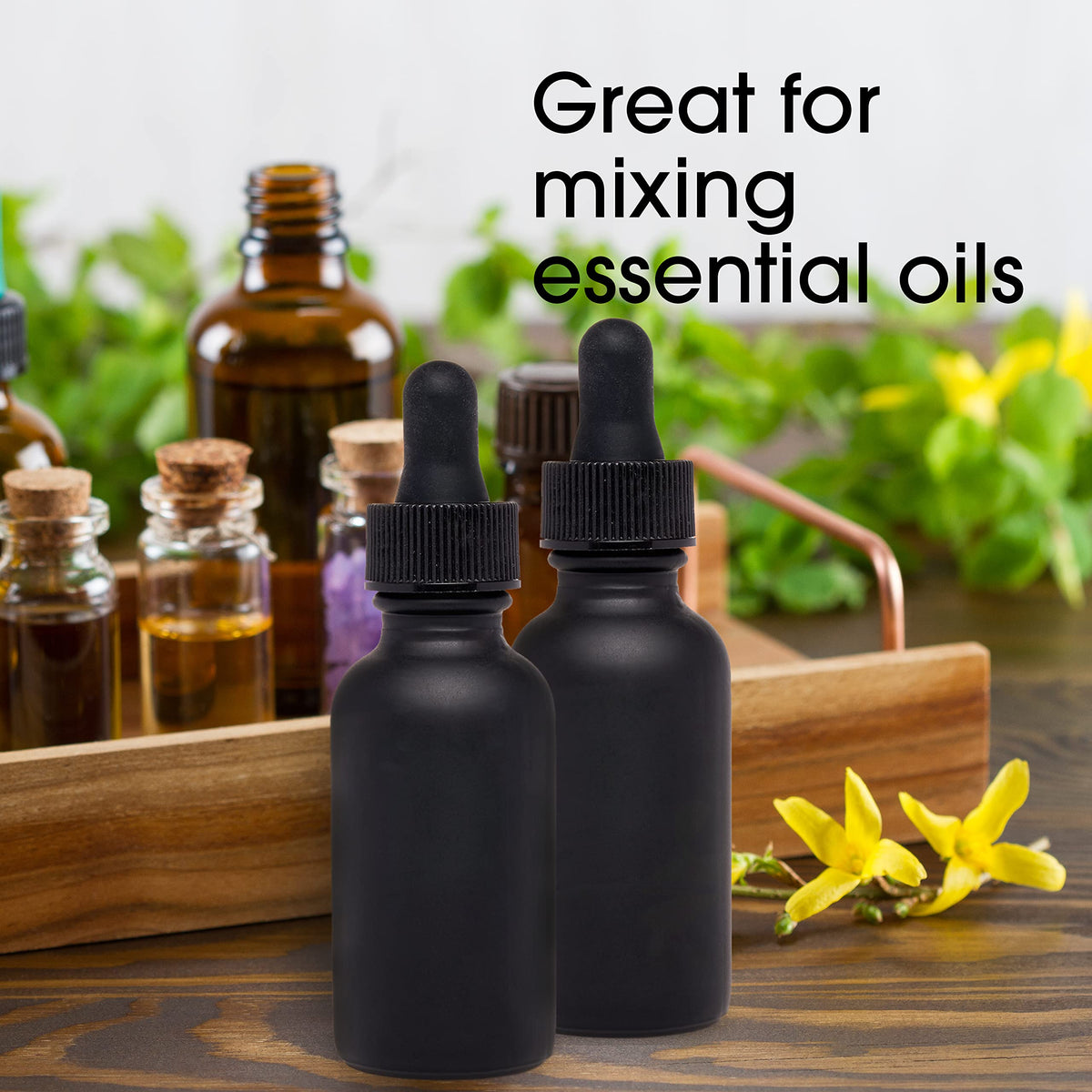 Focus Nutrition light-blocking design protects delicate scents from photo degradation.