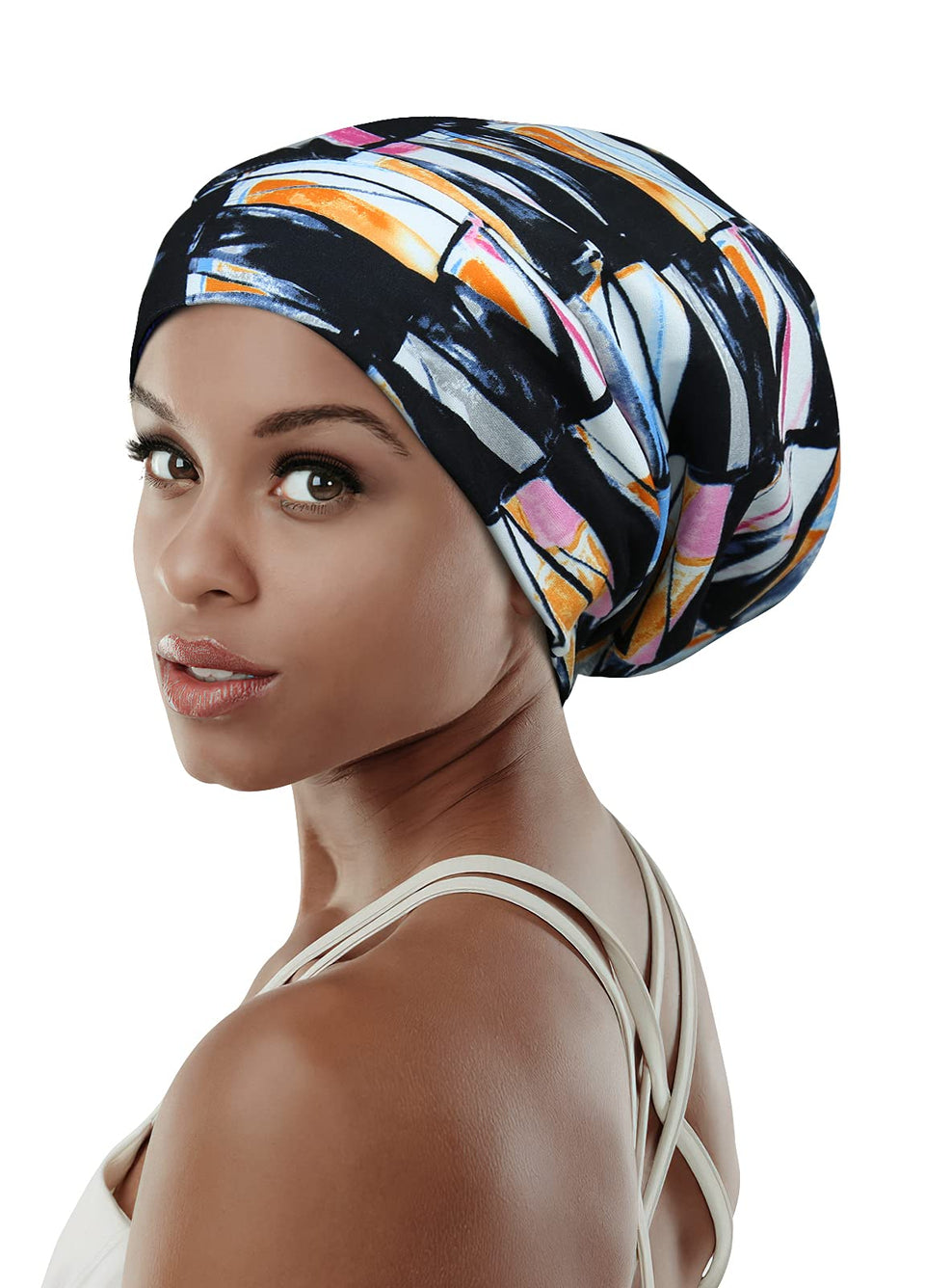 FocusCare Elegant Cap with satin lining protects hair and reduces frizz.