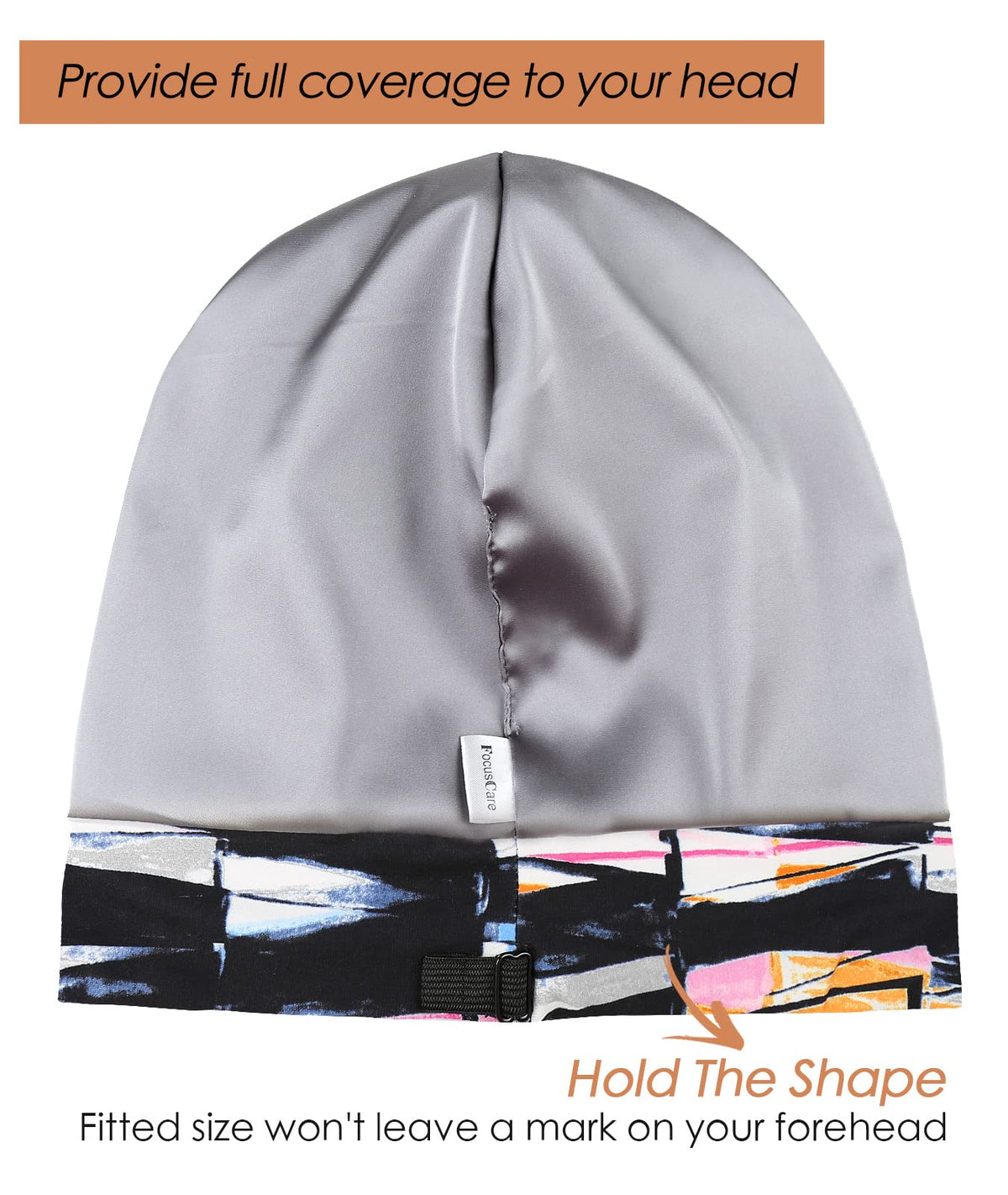 FocusCare cap with hidden adjustable buckle for a secure fit.