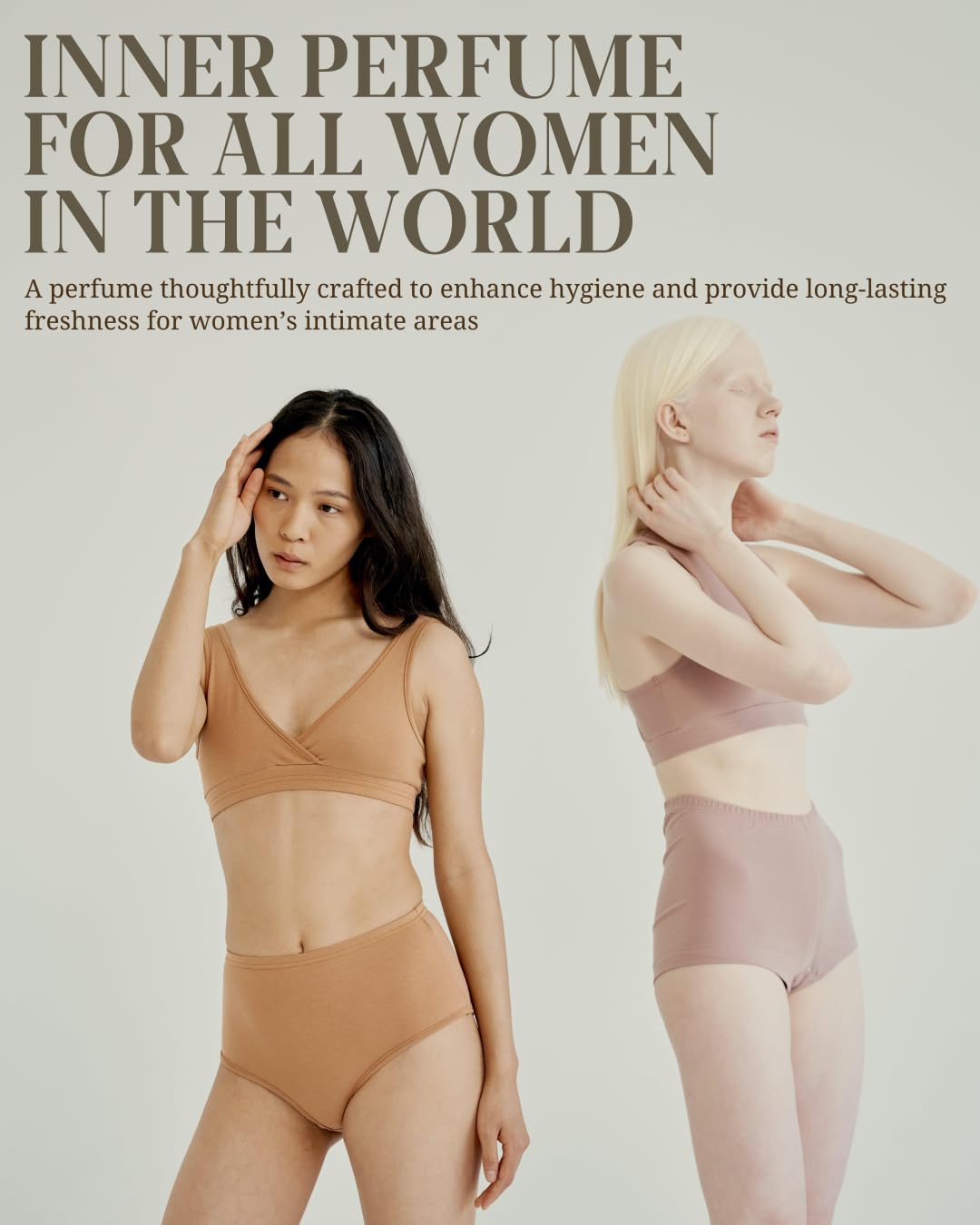 Foellie Inner Perfume drop on lingerie demonstrates fabric-safe application.