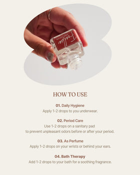 Foellie Inner Perfume lingerie-use close-up illustrates fabric-friendly scent.