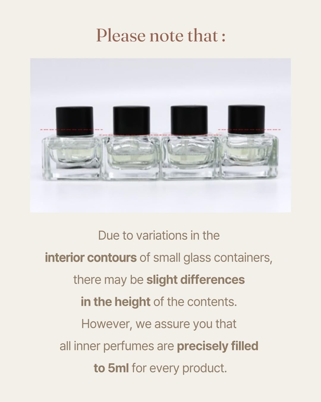 Foellie Inner Perfume mini bottle on travel-friendly case for easy packing.