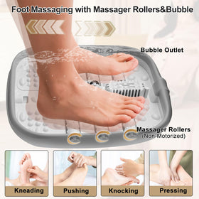 FOFOJÔY bubbles circulate warm water for a soothing spa experience.