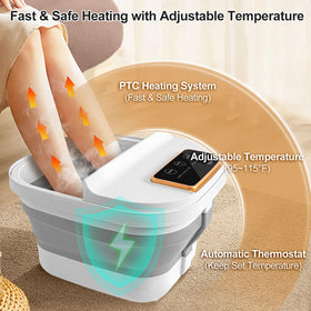 FOFOJÔY foot spa massage rollers provide targeted relief during soaks.
