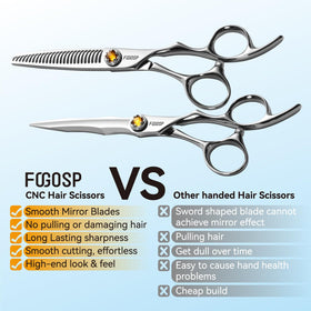 FOGOSP 6-inch thinning scissors for seamless bulk removal