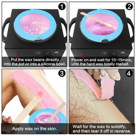 Folconroad silicone bowl for simple wax cleanup after sessions