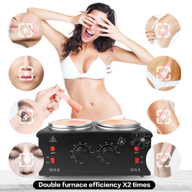 Folconroad wax warmer with 20 rings for hygienic waxing