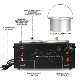 Folconroad wax warmer with 40 sticks included for convenient sessions