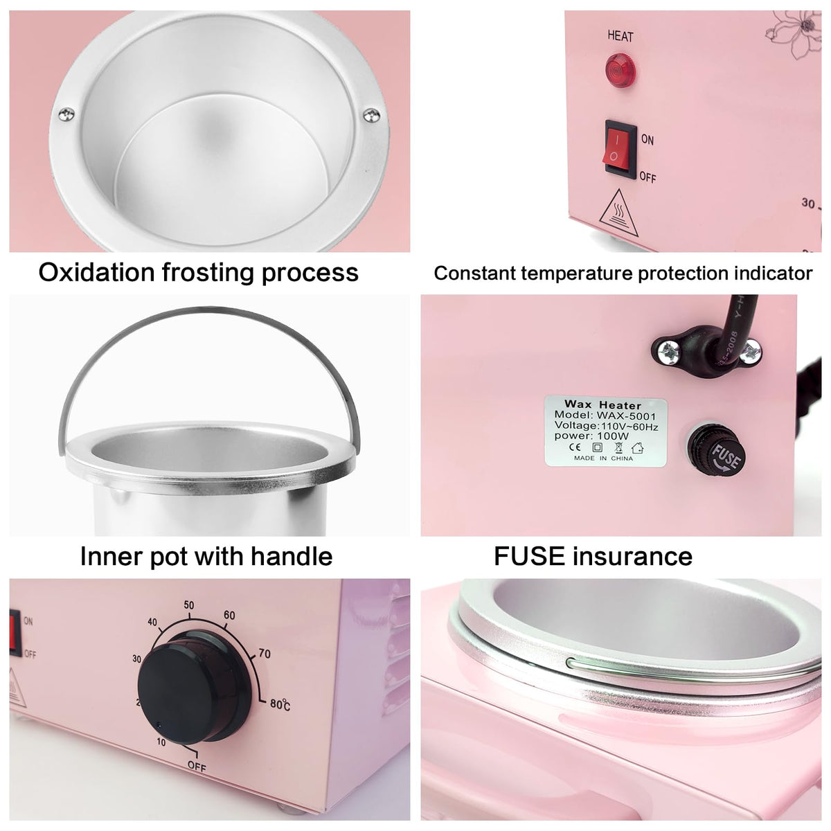Folconroad wax warmer designed for convenient home use and storage.