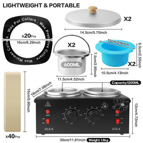 Folconroad wax warmer temperature control dial close-up