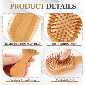 FoldTier bamboo handle brush close-up highlights durable build and smooth finish.