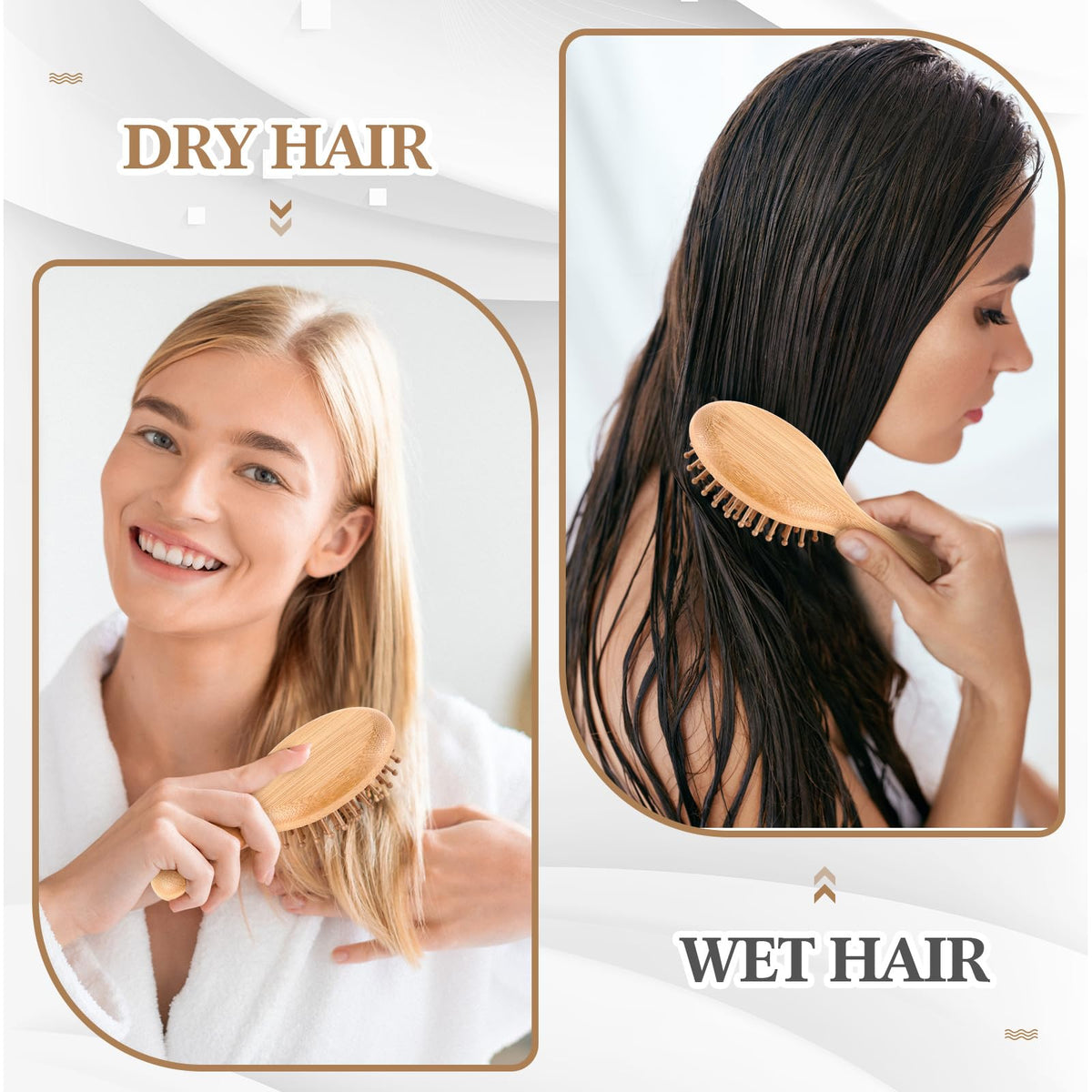 FoldTier compact brush ideal for purses and gym bags