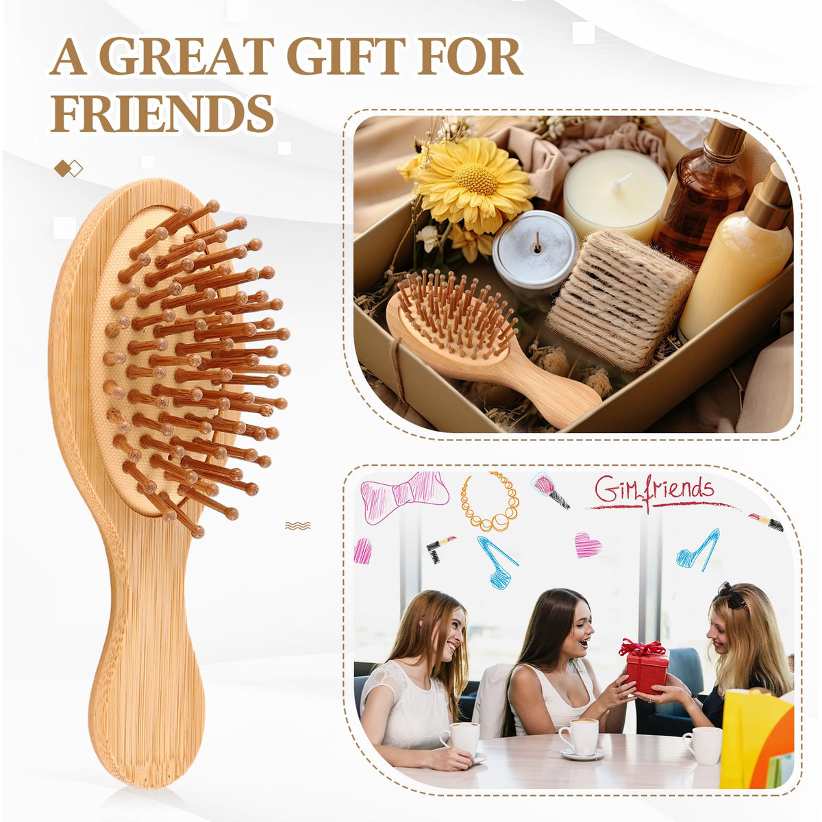 FoldTier bridesmaid proposal gift brush adds a thoughtful touch.