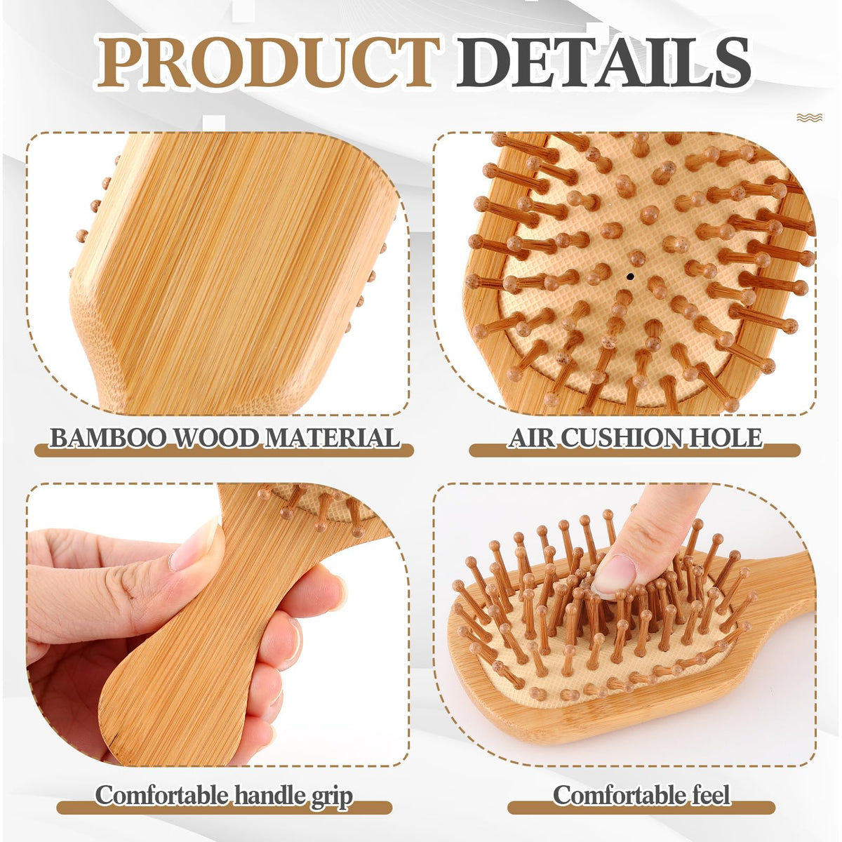 FoldTier mini brush featuring bamboo handle and durable build for daily use