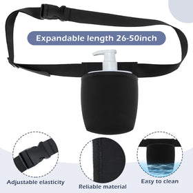 FoldTier PET plastic dispenser bottle keeps liquids light and secure