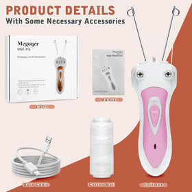 Foleto underarm threading tool used on sensitive areas with care