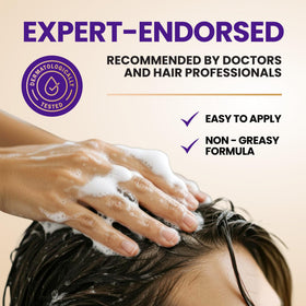 Ingredient label for FOLICARE Thickening Shampoo with Biotin, Collagen, Keratin, Rosemary