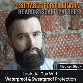 Follicle Booster All-Day Hold keeps beard color intact from morning to night.