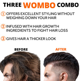 Water-based washability of FOLLICLE BOOSTER shown with easy rinse.