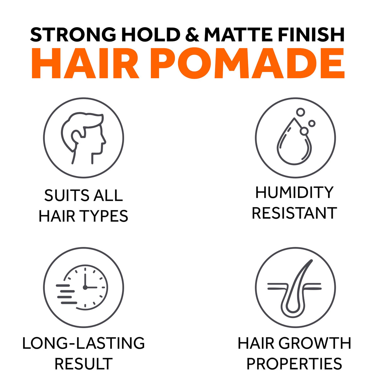 FOLLICLE BOOSTER water-based hold lasts through the day.