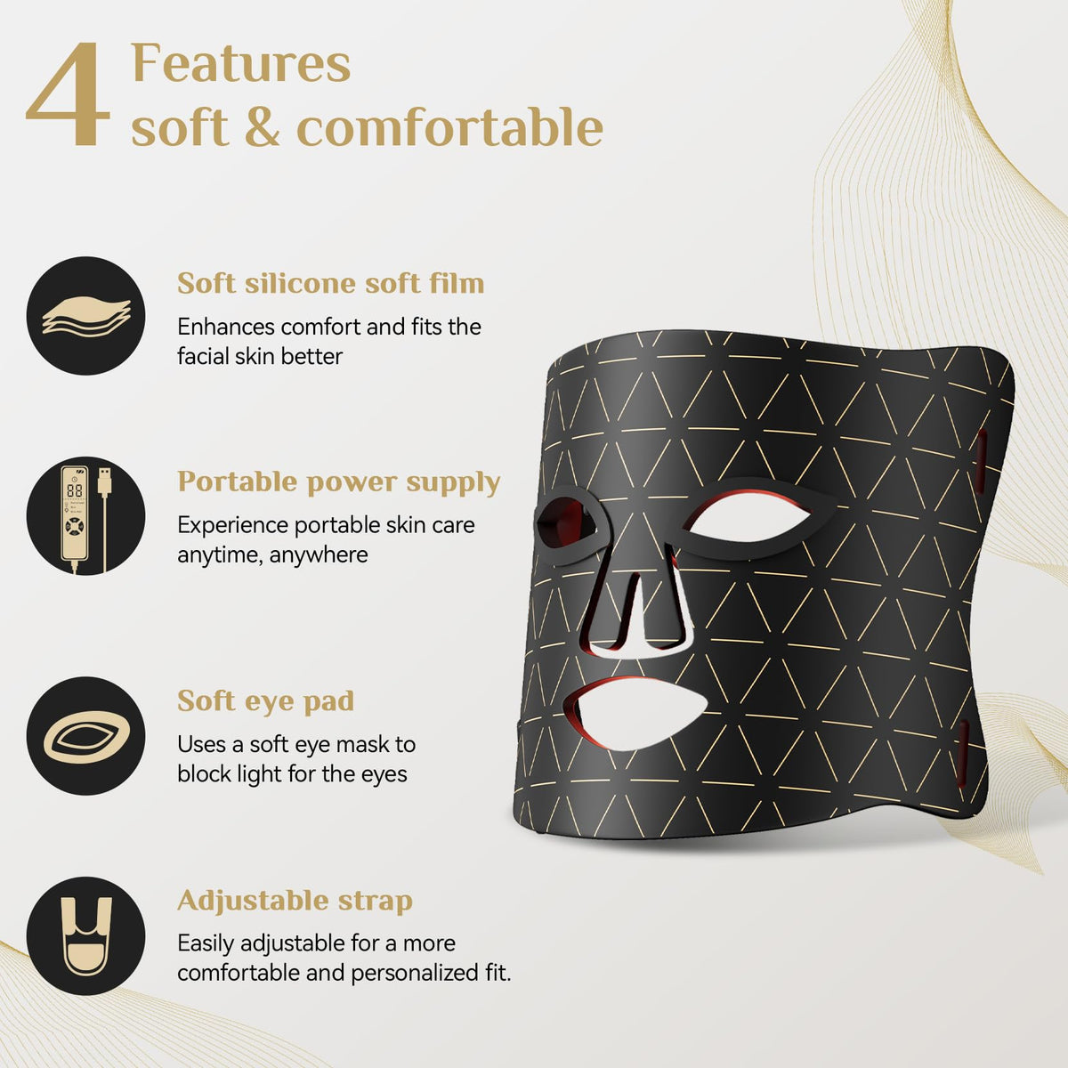 FOLOKE controller with charging cable for convenient power