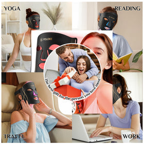 FOLOKE red light mask travel-friendly design in compact form.