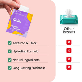 FOMIN mini wipes individually wrapped for clean use anywhere.