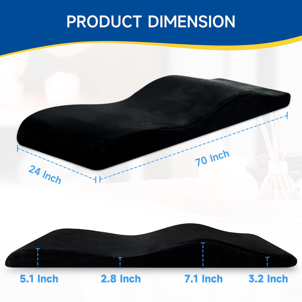 FondleFeeling high-density memory foam provides strong support for clients