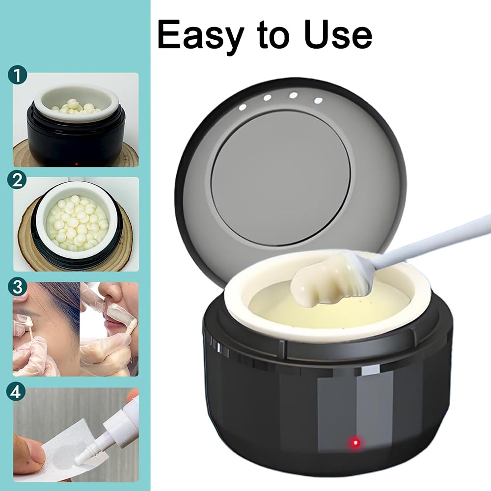 FONESO portable design fits pockets for travel waxing.