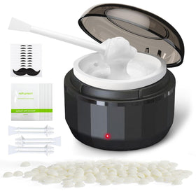 FONESO nose wax kit with warmer for fast at-home grooming.