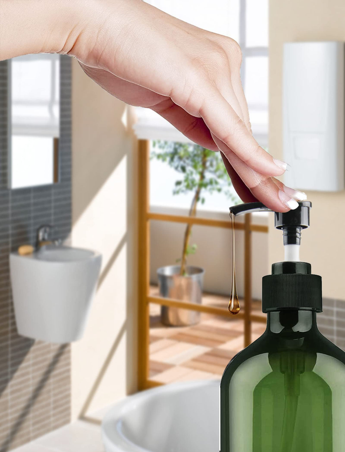 FOOCHY BPA-free and paraben-free bottles offer safe, recyclable storage.